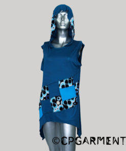 Dress cotton viscose fabric (Blue)