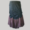 Gap midi wrap skirt jersey gather with string (Black) front