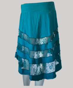 Mullet net skirt dark blue back