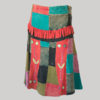 Mix patches gypsy rib skirt with hand work front
