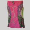Gypsy rib skirt with hand work (Pink) front