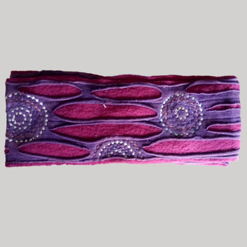 Polka-dot women's headband or head scarf (Pink)