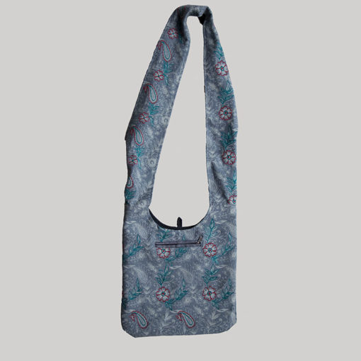 Women's garments printed embroidery side bag