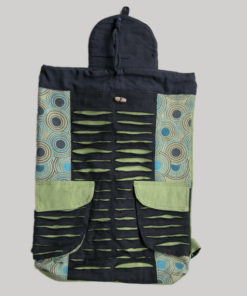 Garments Symmetrical Razor Printed Flap Bag pack