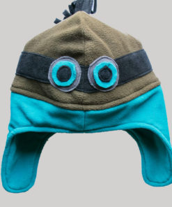 Minion motif design ear-flap cap