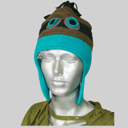 Minion motif design ear-flap cap