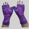 Flower branches embroidery design women's glove