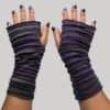 Gloves with jersey cotton and symmetrical razor cut