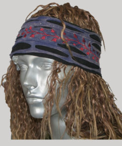 Leaf, branch embroidery women's headband