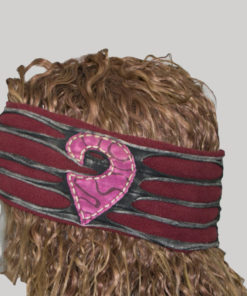 Hand stitched polar patches women's headband