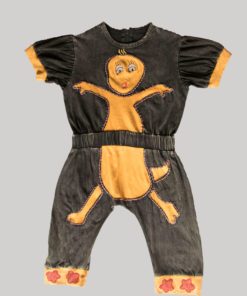 Children's cartoon motif stitched Jump Suit