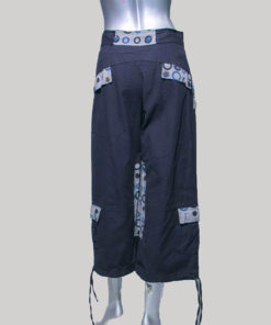 Women's Garments Hand loom trouser with printed patches