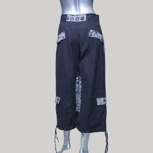 Women's Garments Hand loom trouser with printed patches