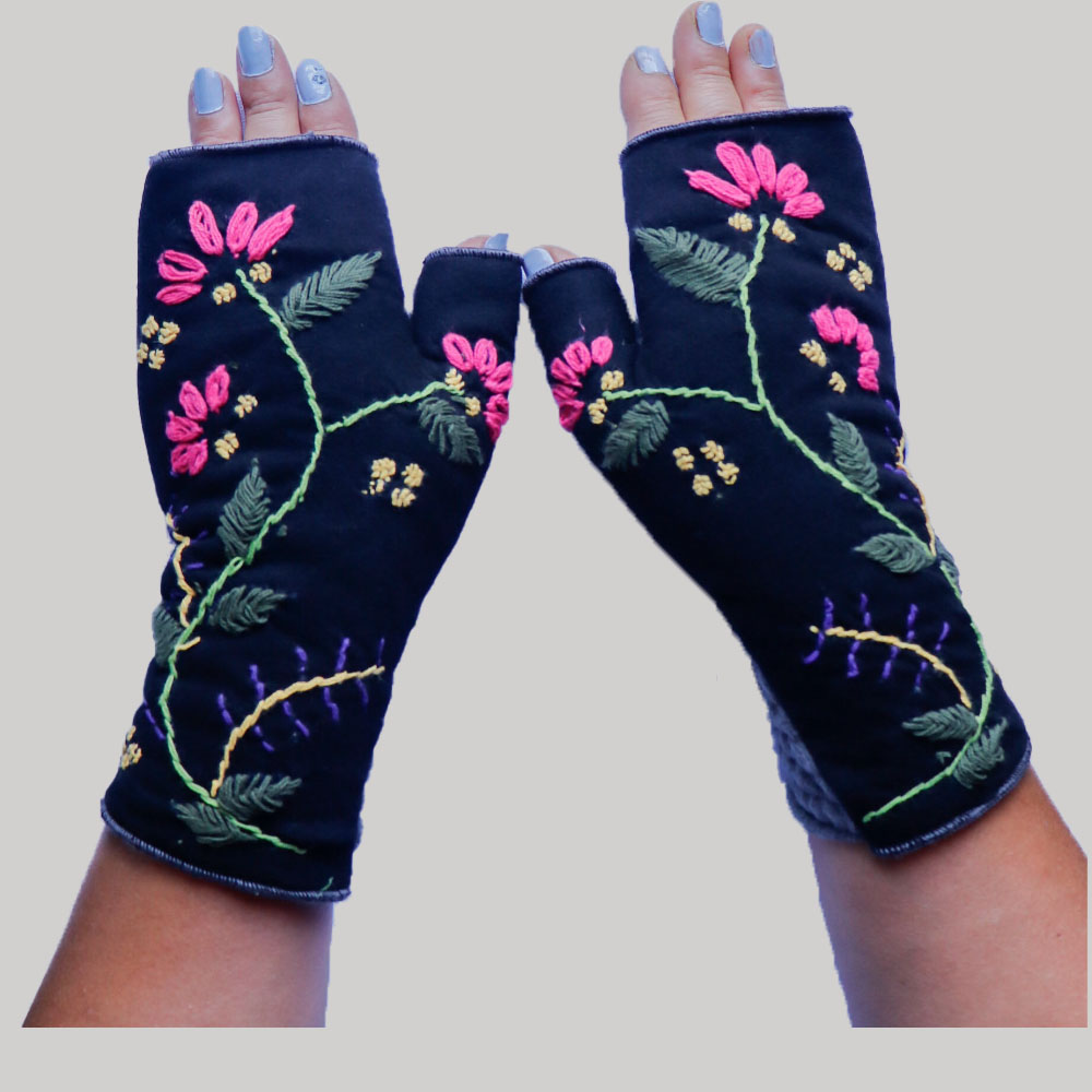 Glove flower hand work. - Garments Nepal